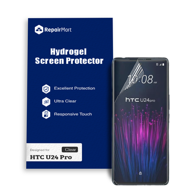 HTC U24 Pro Compatible Premium Hydrogel Screen Protector With Full Coverage Ultra HD